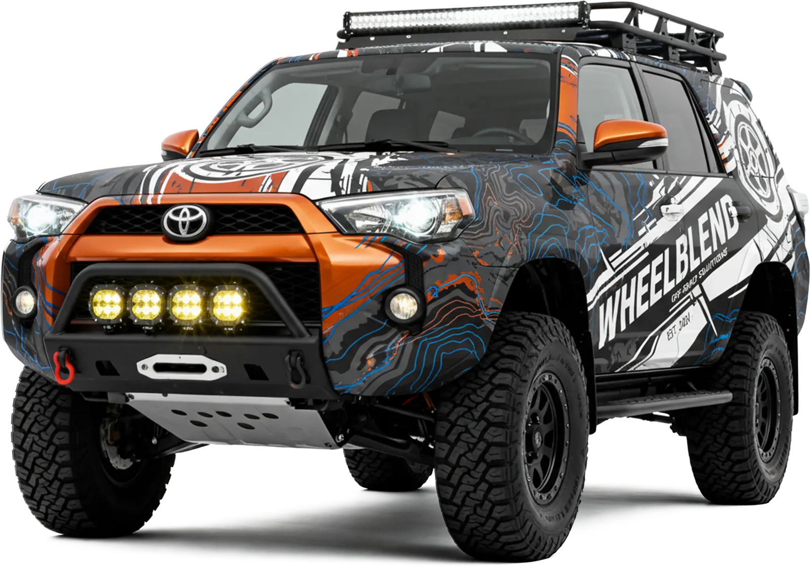 Alternate wrap preview on a 4Runner